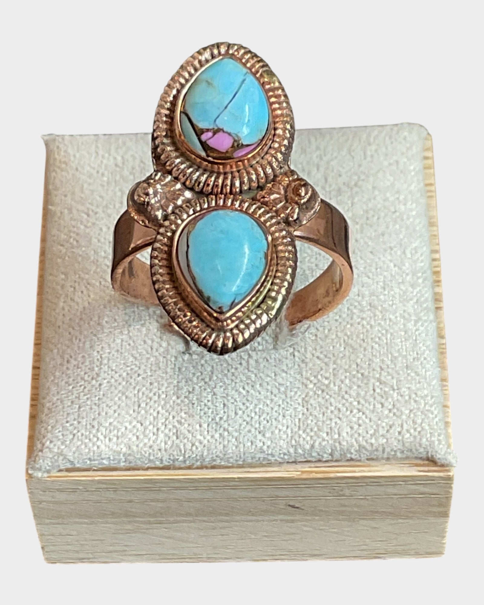 Bling Collection - Cotton Candy Turquoise Ring