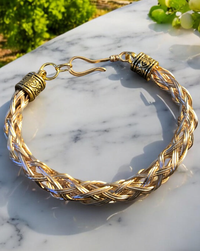 Viking Weave and Kumihimo Designer Bracelets