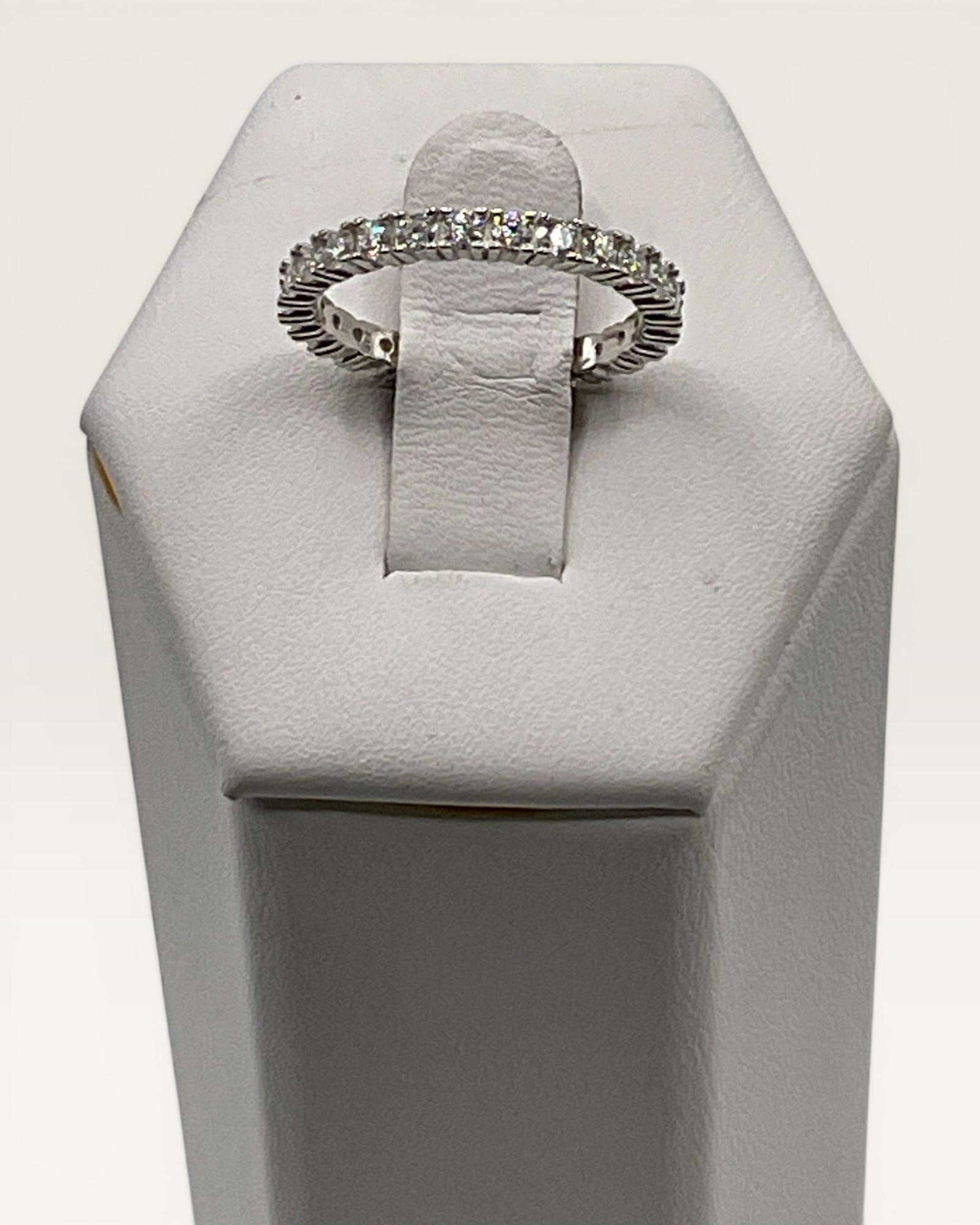 Bling Collection - Moissanite Eternity Band (Sterling)