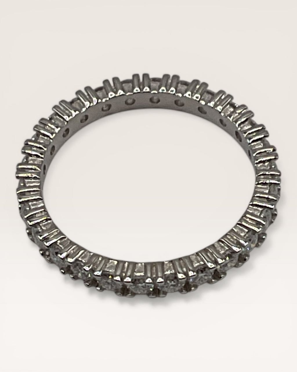 Bling Collection - Moissanite Eternity Band (Sterling)