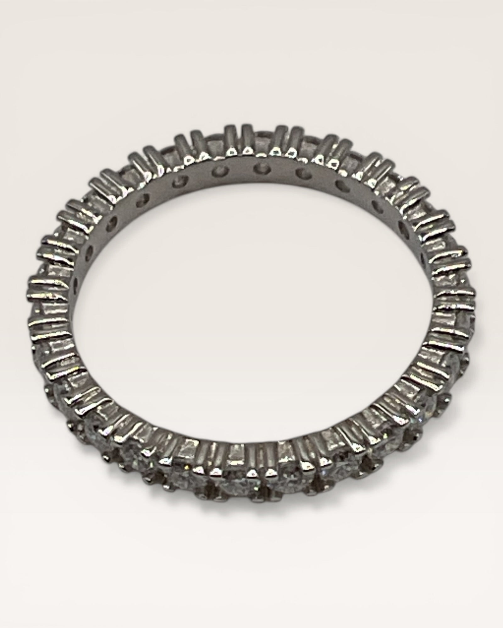 Bling Collection - Moissanite Eternity Band (Sterling)