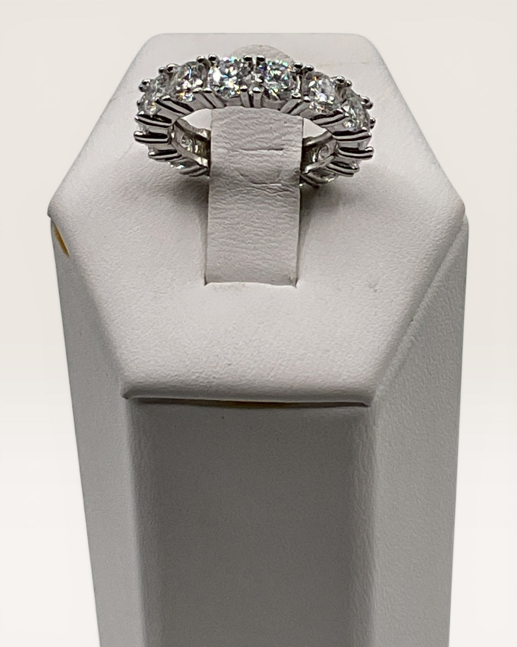 Bling Collection - Moissanite Eternity Band (Sterling)