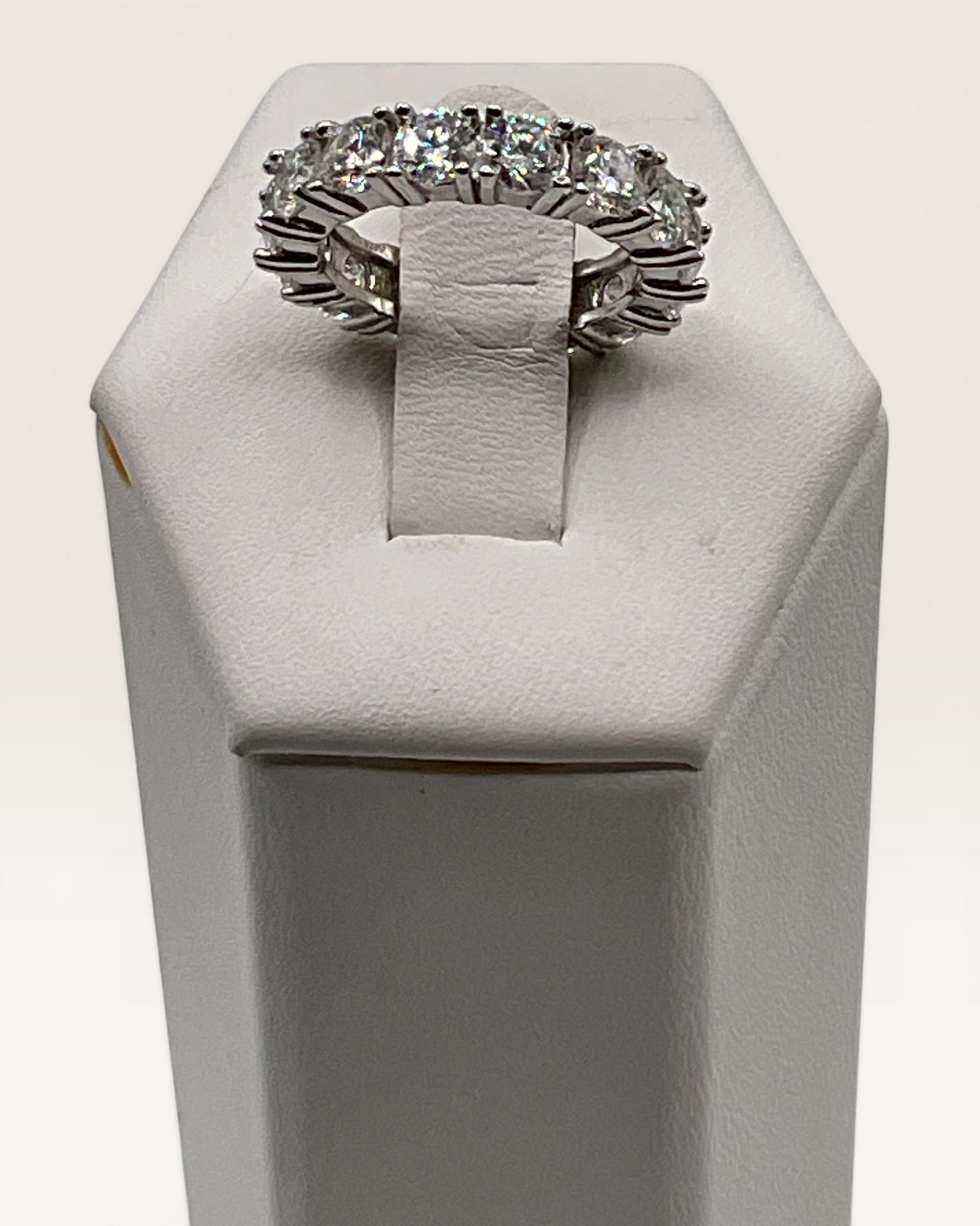 Bling Collection - Moissanite Eternity Band (Sterling)