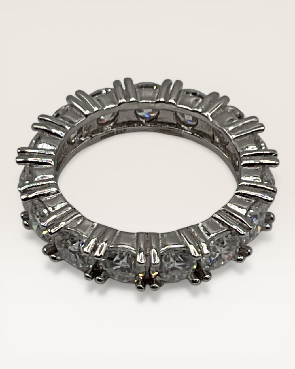 Bling Collection - Moissanite Eternity Band (Sterling)