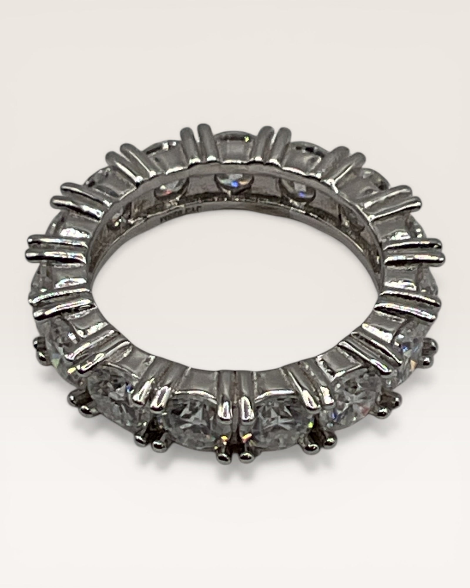 Bling Collection - Moissanite Eternity Band (Sterling)