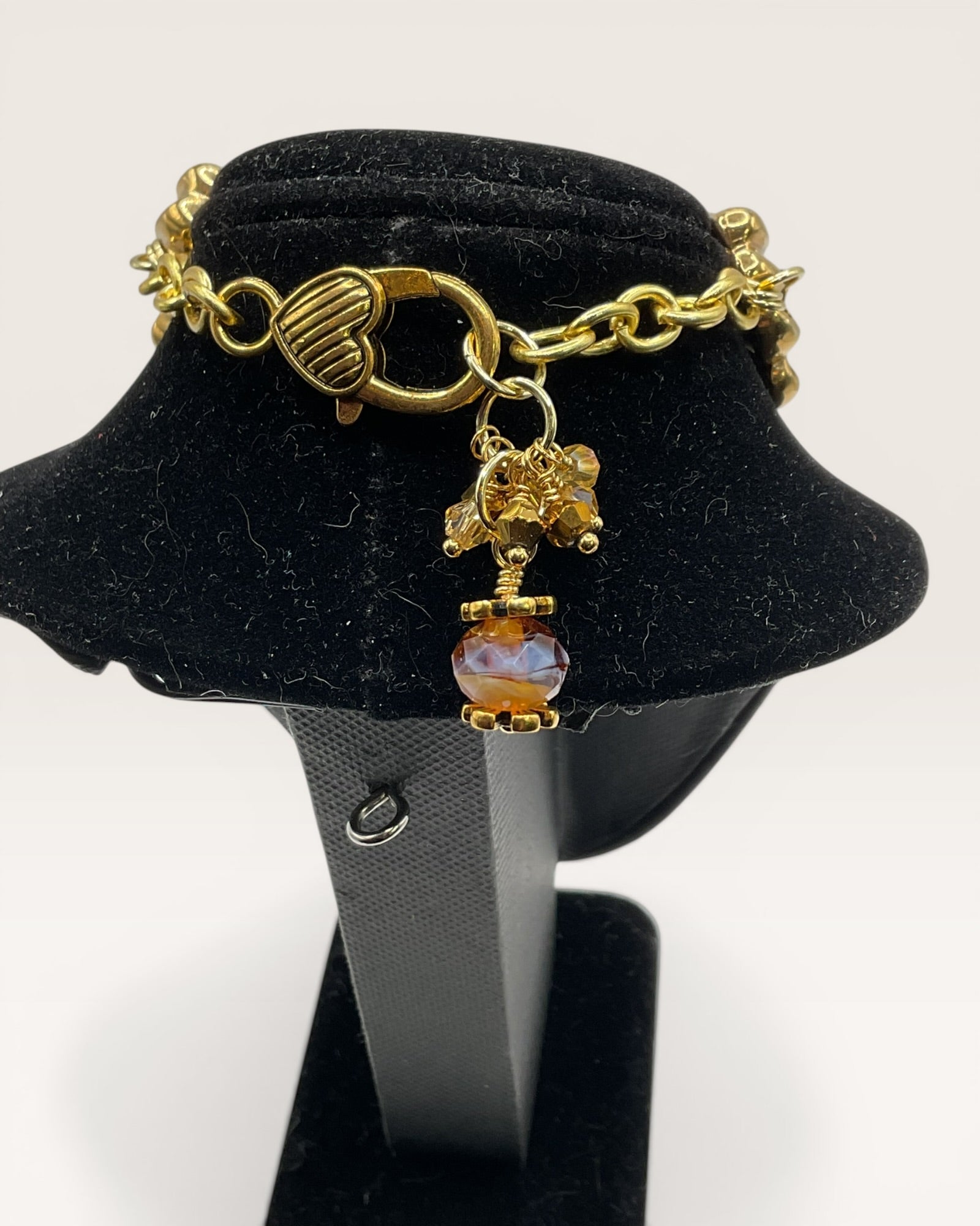 Gold Chain Padlock Bracelet