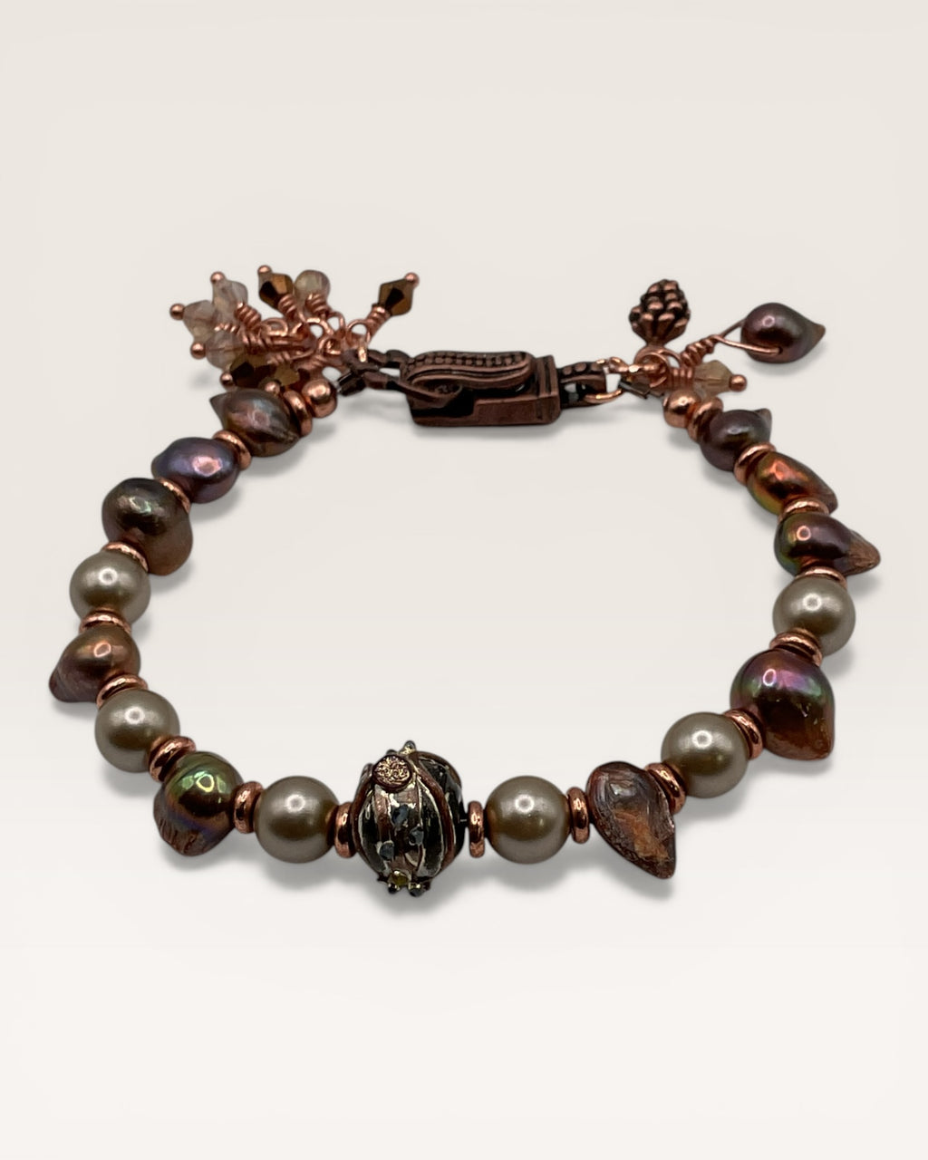 Baroque & Freshwater Pearl Designer Bracelet