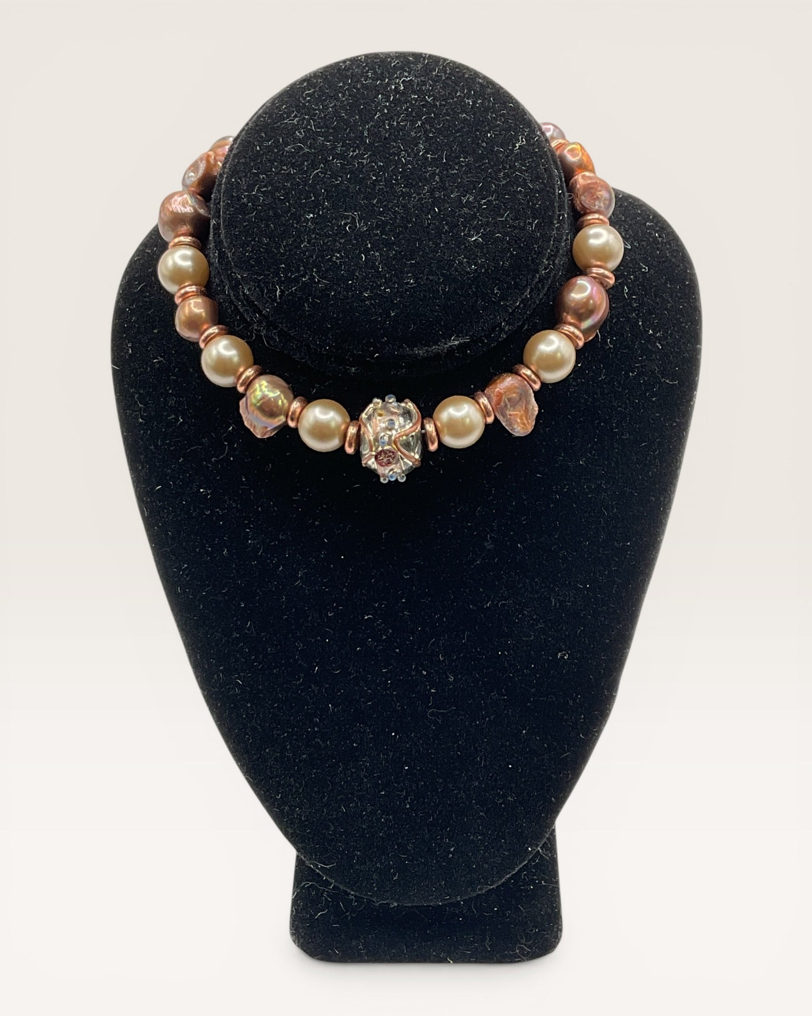 Baroque & Freshwater Pearl Designer Bracelet