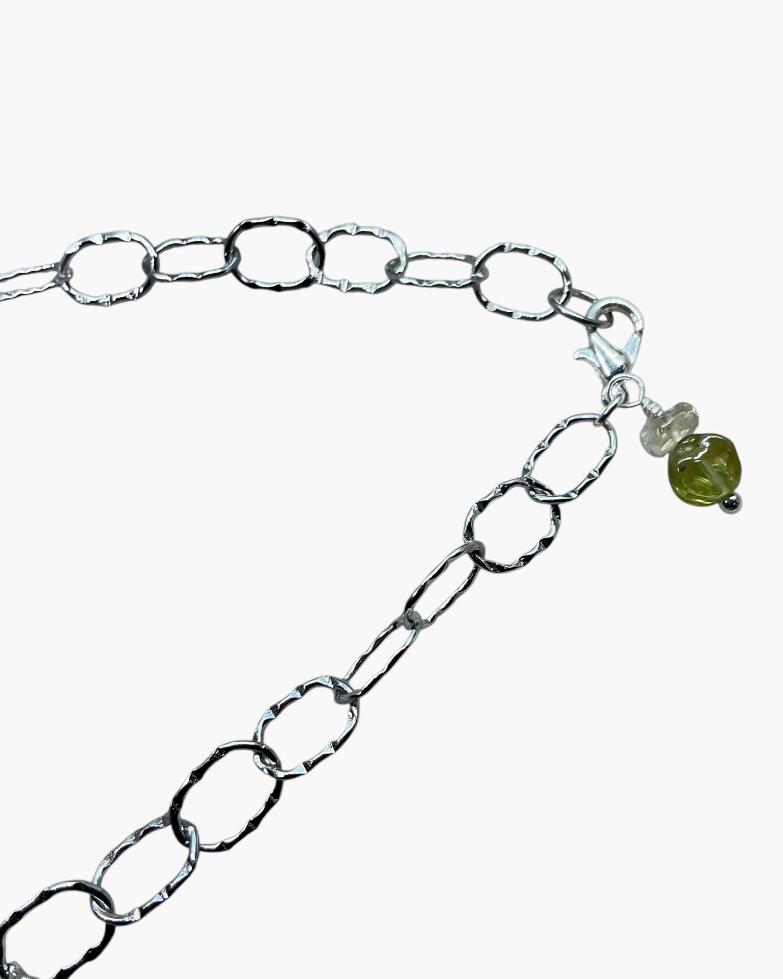 Baroque Pearls, Citrine, Yellow Opals, Peridot Double Strand Necklace