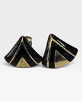 Vintage Gold Tone Avon Clip On Earrings - Pre-Loved