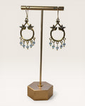 Baby Blue Czech Glass Casual Earrings