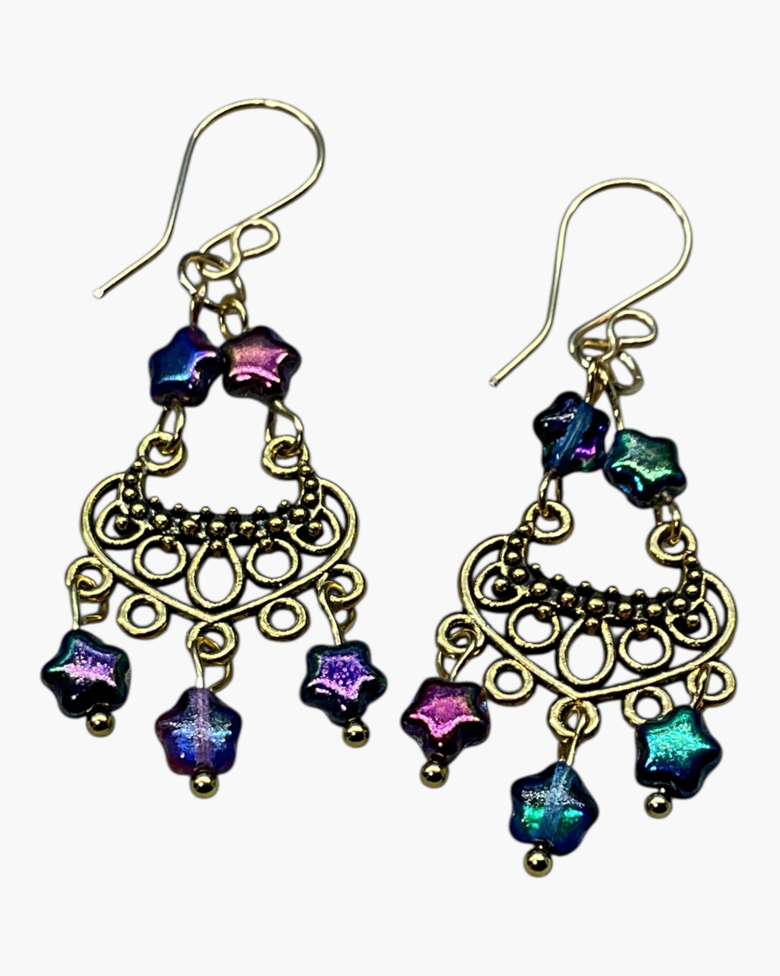 Aurora Borealis Star Casual Earrings