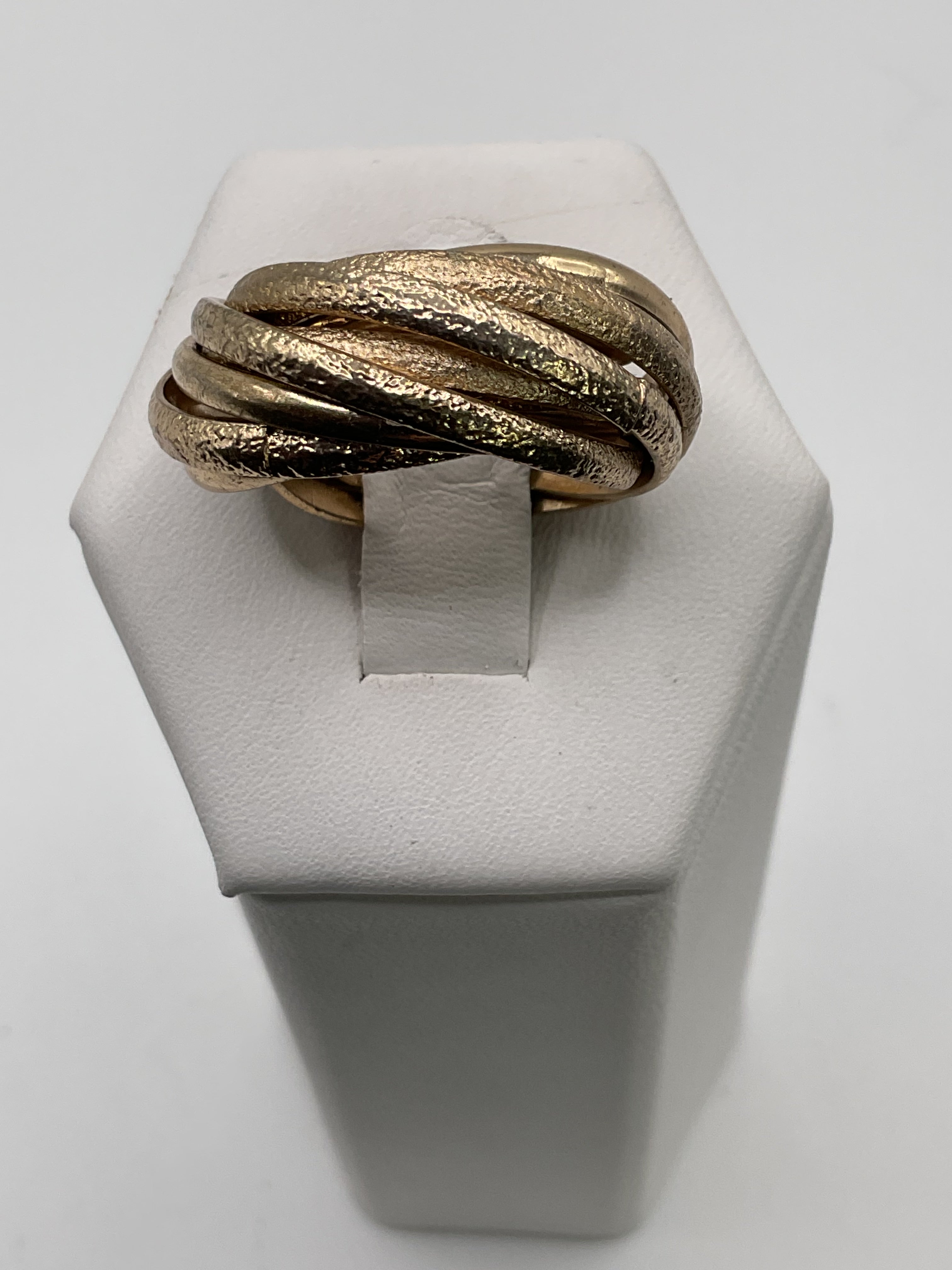 Woven Multi-Band Crisscross Design Ring - Estate Sale (Great Condition)