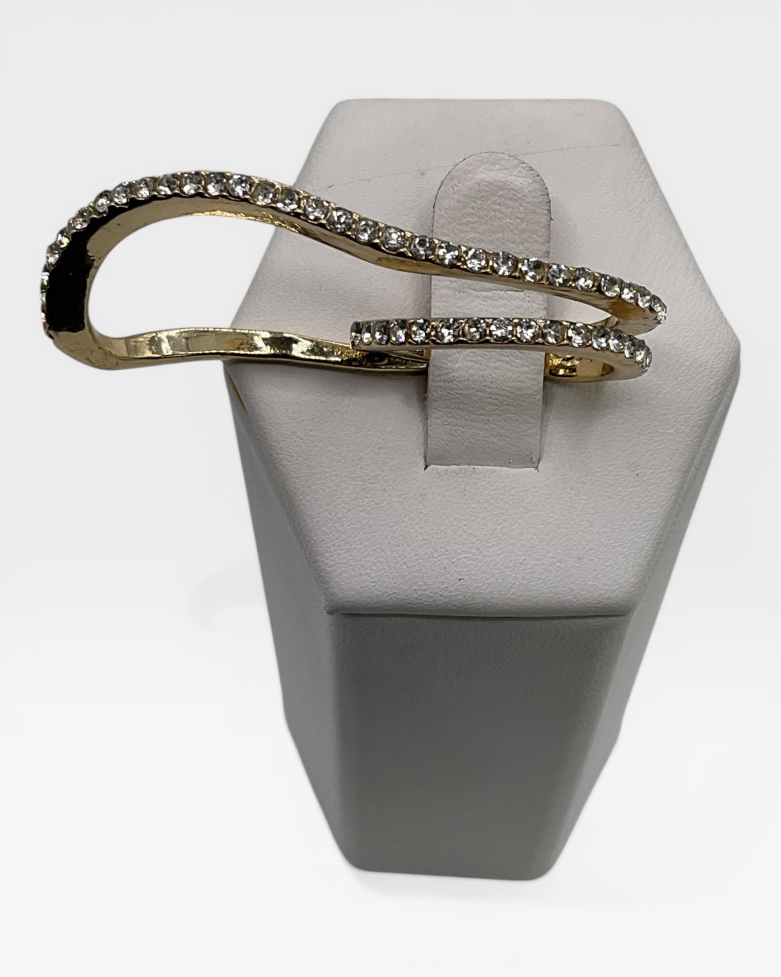 Double Finger Pave Wrap Ring - Estate Sale (Great Condition)