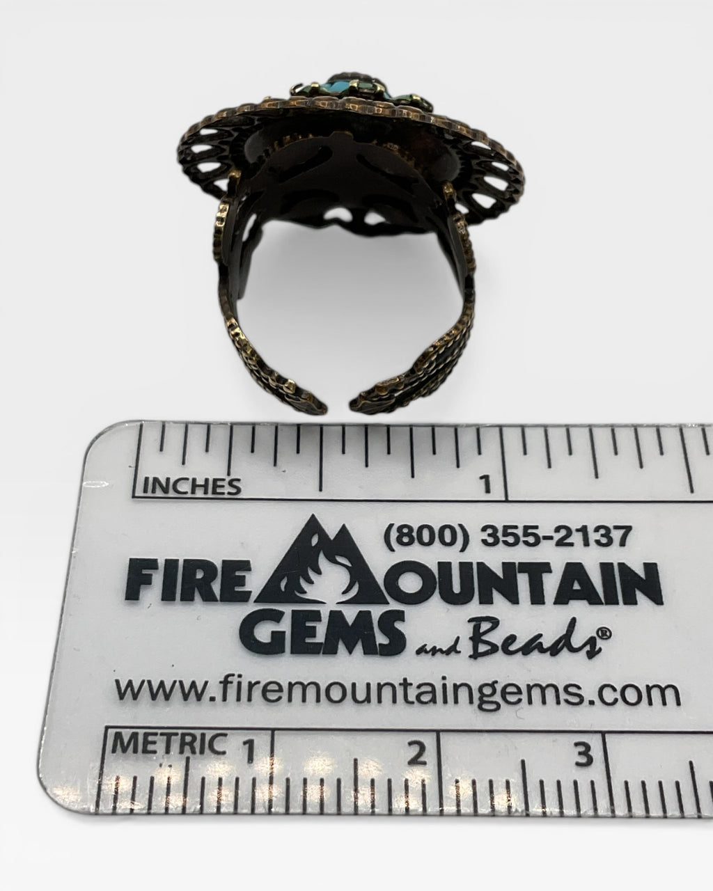 Vintage Style Filigree Boho Ring - Estate Sale (Great Condition)