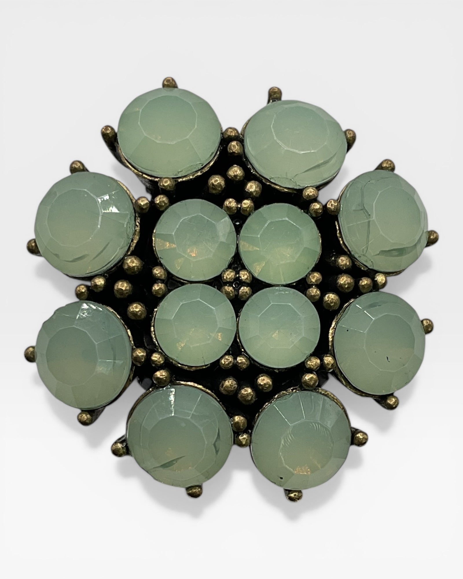 Chalcedony Cluster Ring - Estate Sale - (Great Condition)