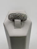 Titanium Pave Crystal Band Ring - Estate Sale (Great Condition)