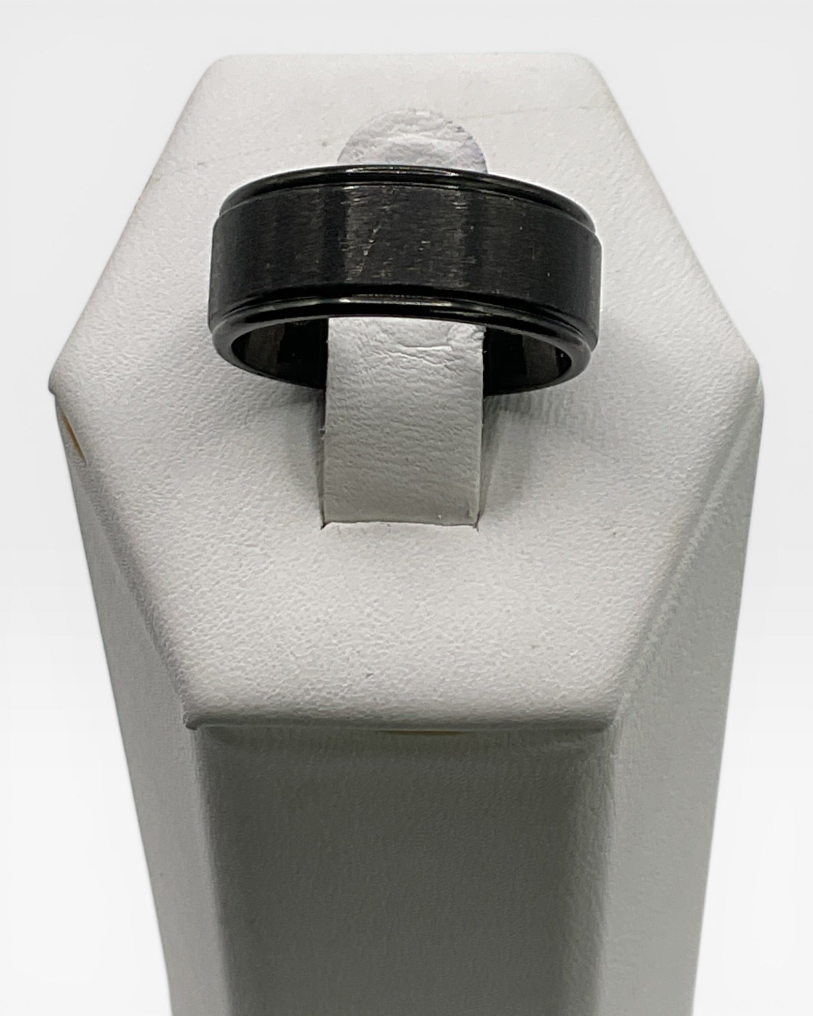 Black Tungsten Carbide Ring - Estate Sale (Great Condition)