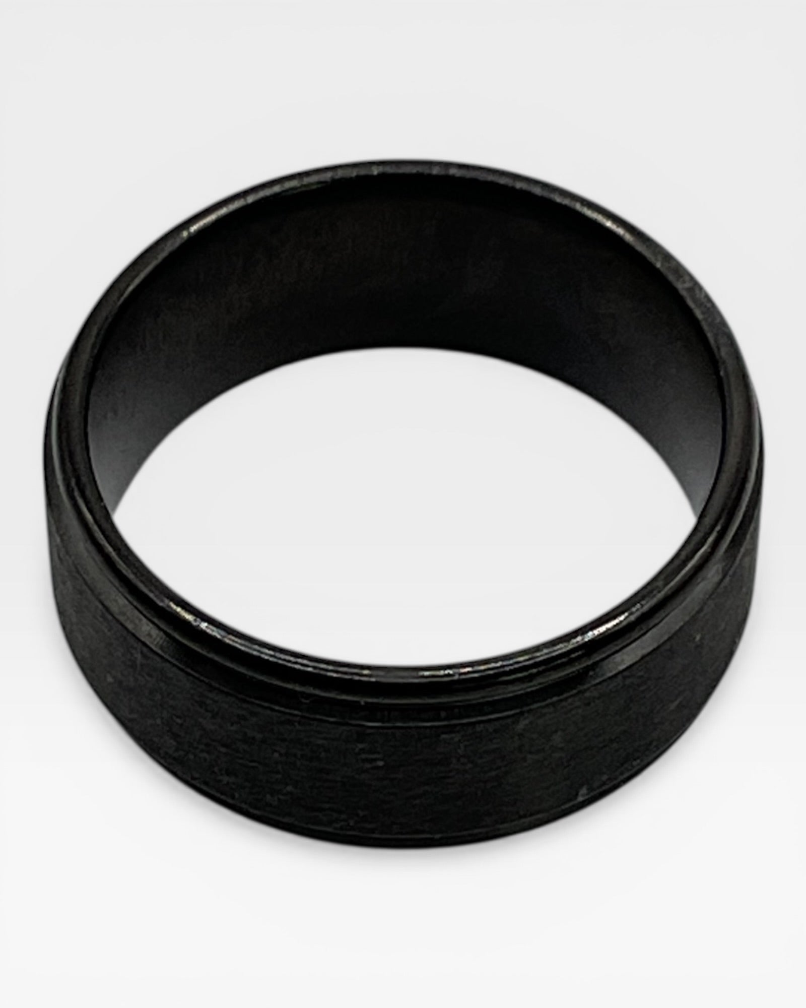 Black Tungsten Carbide Ring - Estate Sale (Great Condition)