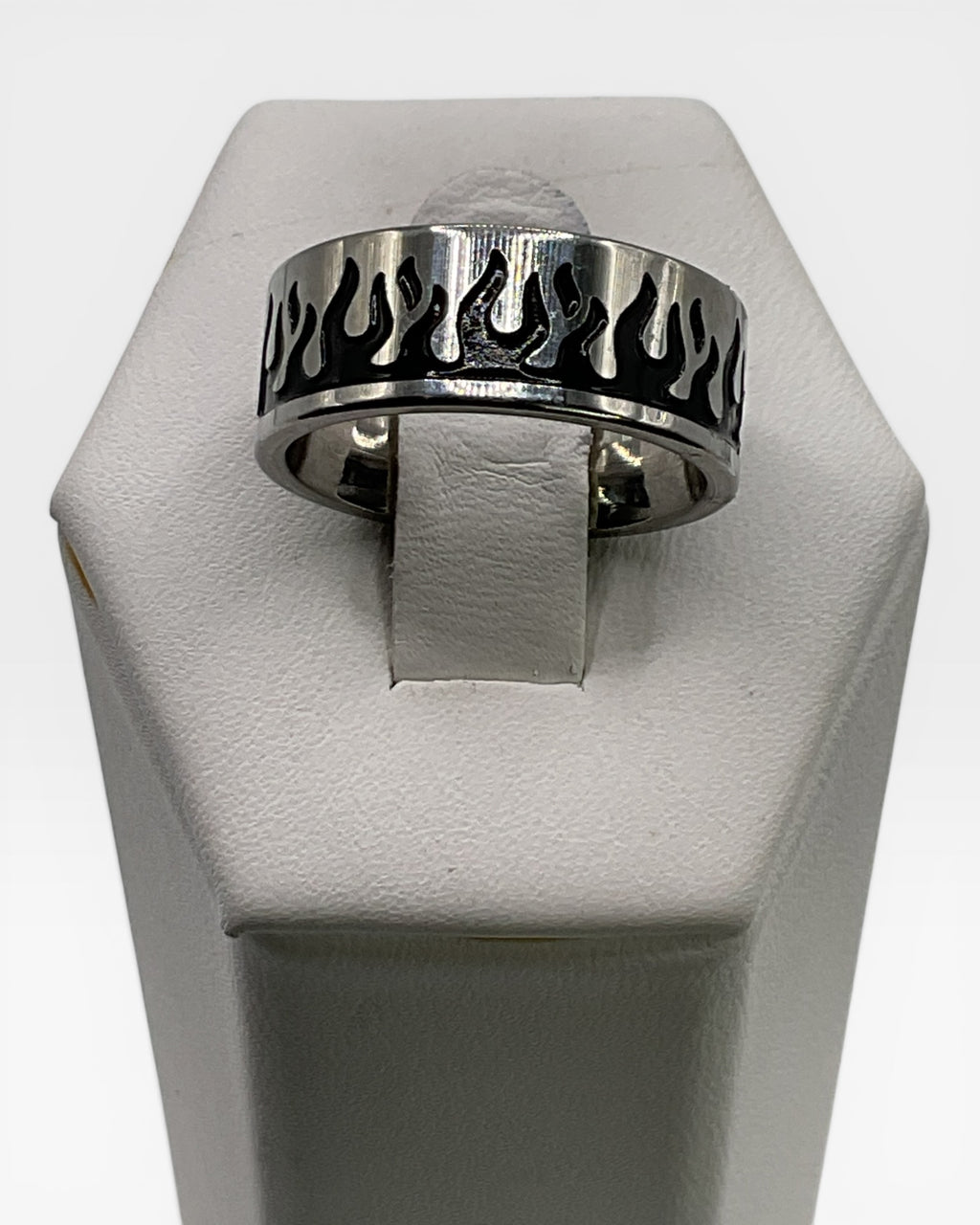 Vintage Southwestern Silver Flame Ring - Estate Sale (Great Condition)