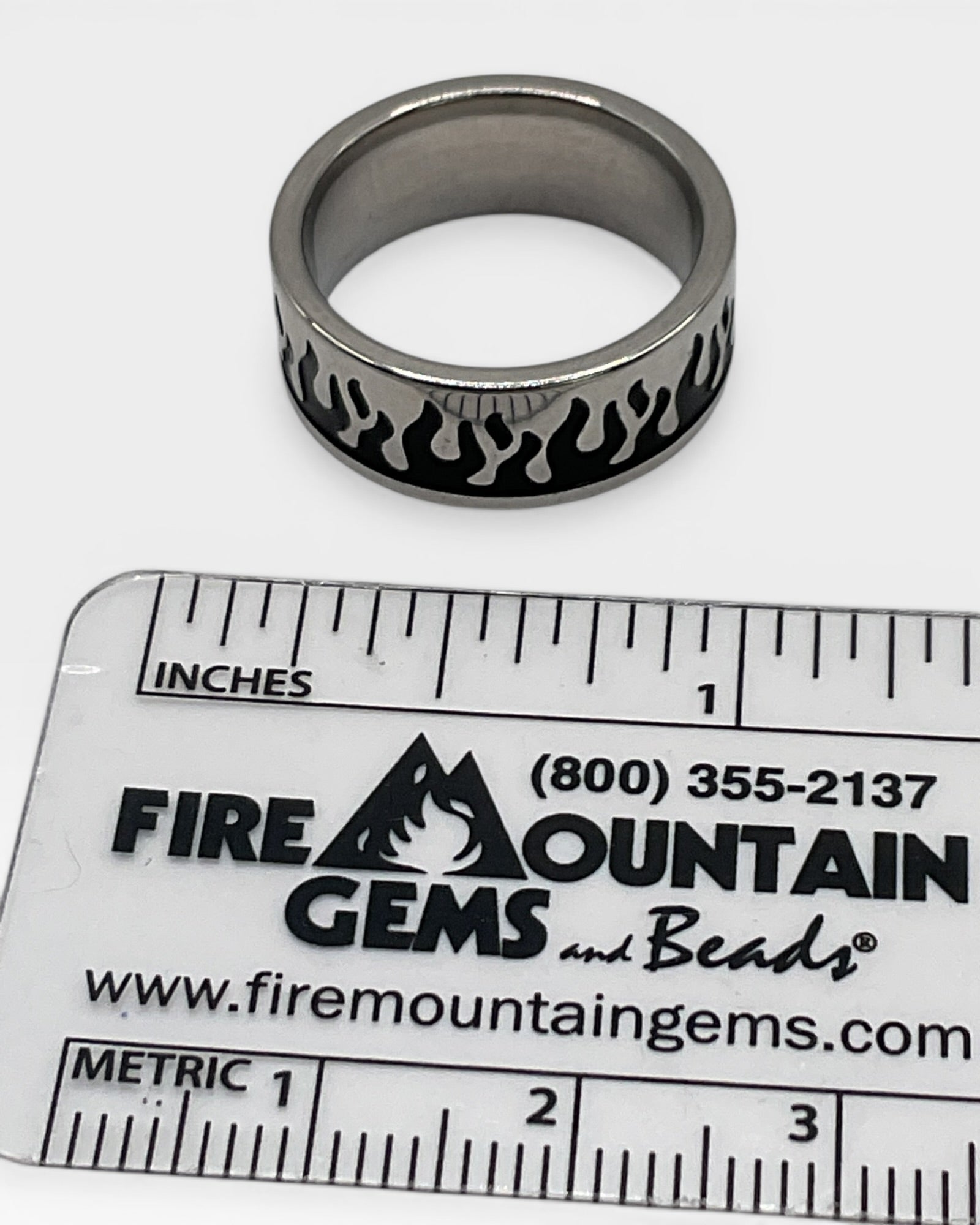 Vintage Southwestern Silver Flame Ring - Estate Sale (Great Condition)