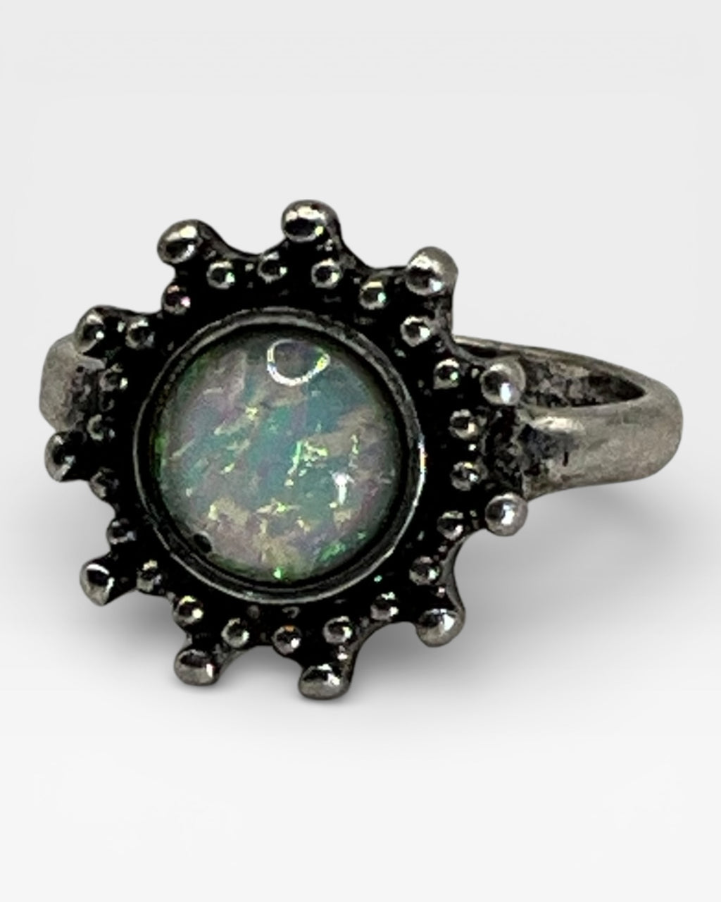 Ethiopian Opal Ring - Estate Sale (Great Condition)