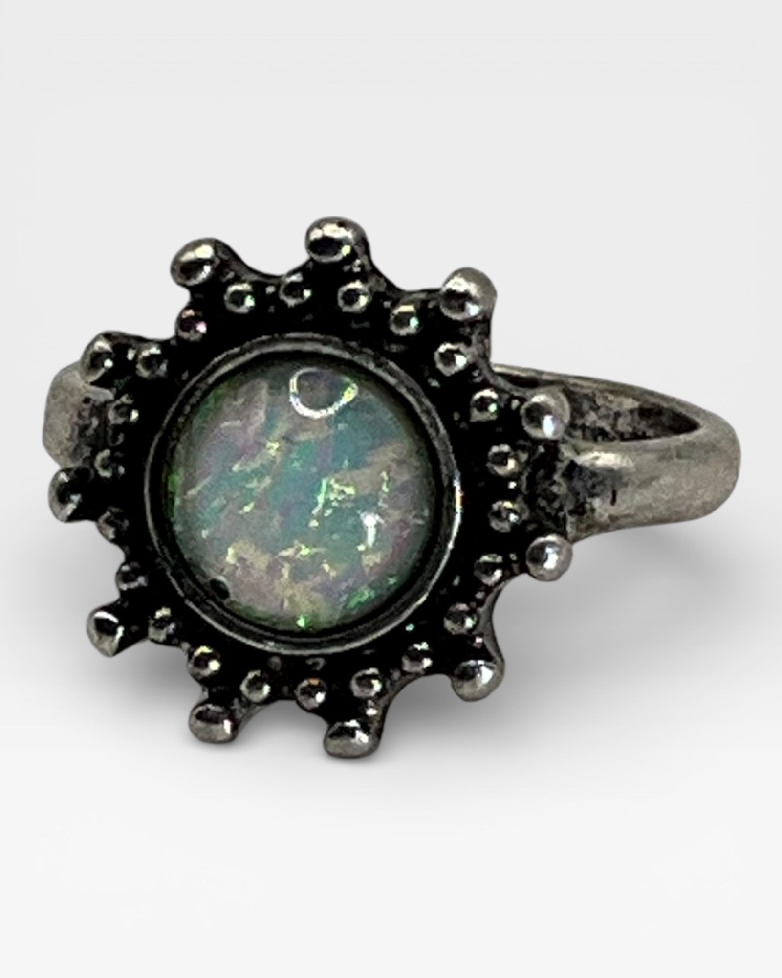 Ethiopian Opal Ring - Estate Sale (Great Condition)