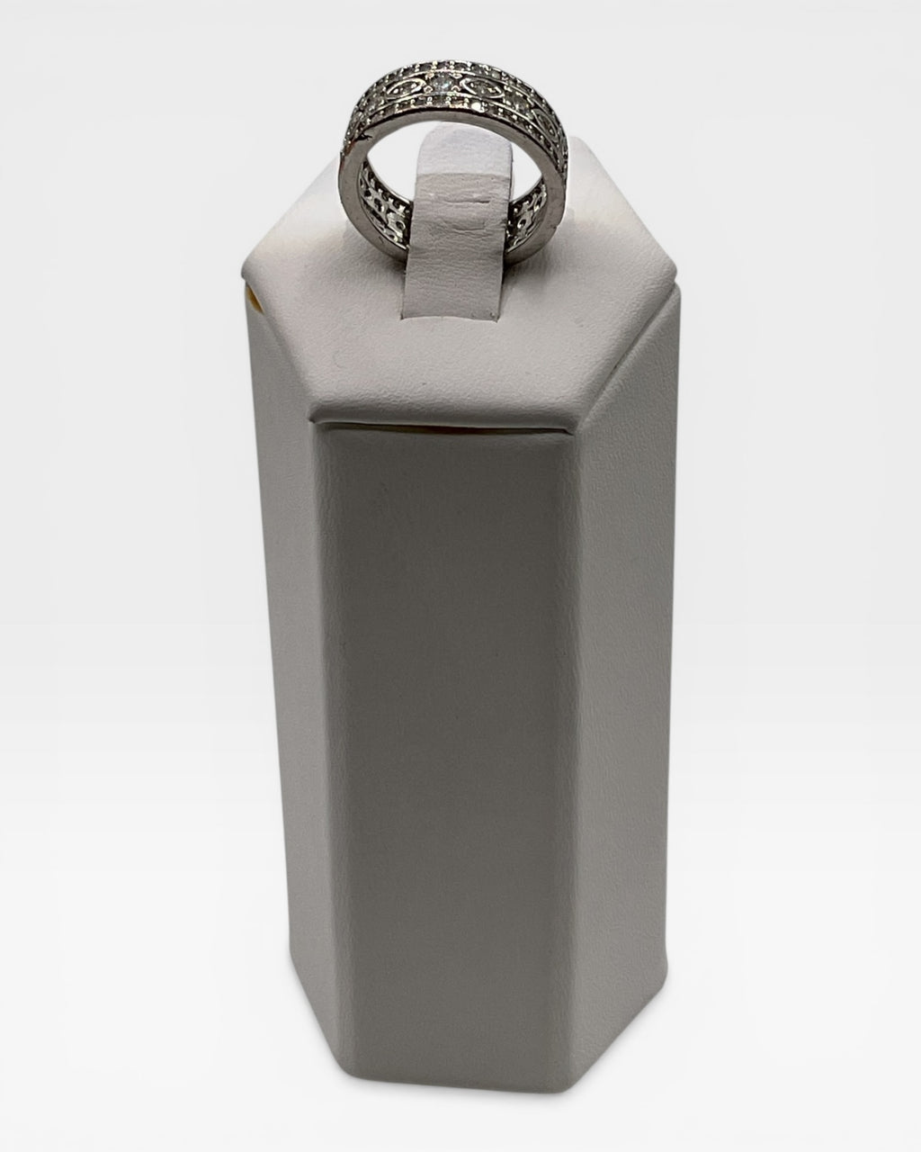 Statement Pavé Crystal Band Ring - Estate Sale (Great Condition)