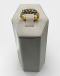 5 Stone Cubic Zirconia Ring - Estate Sale (Great Condition)