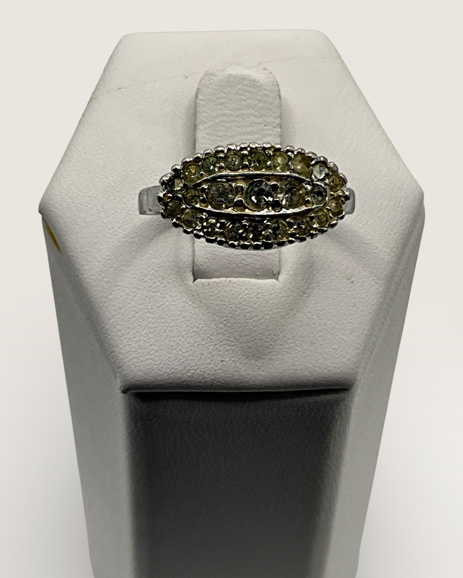 Yellow CZ Ring - Estate Sale (Great Condition)