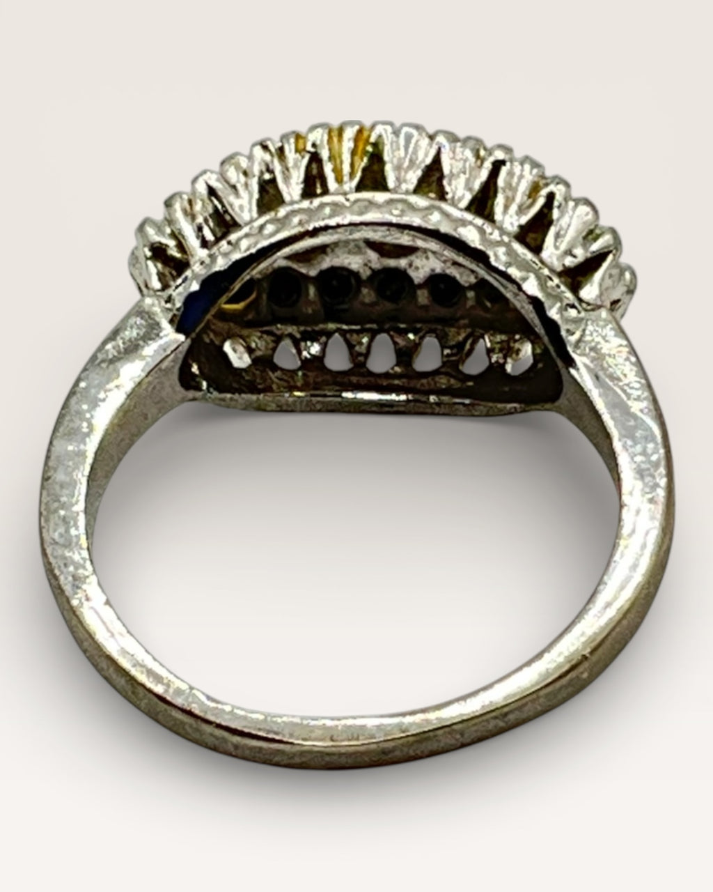 Yellow CZ Ring - Estate Sale (Great Condition)