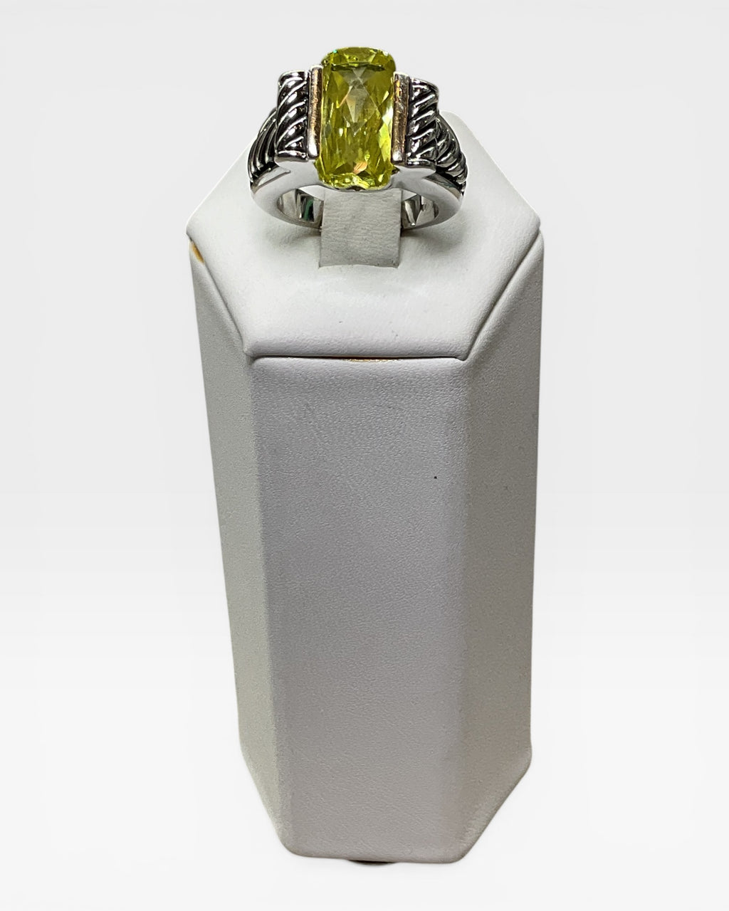 David Yurman Inspired Citrine Ring - Estate Sale (Great Condition)