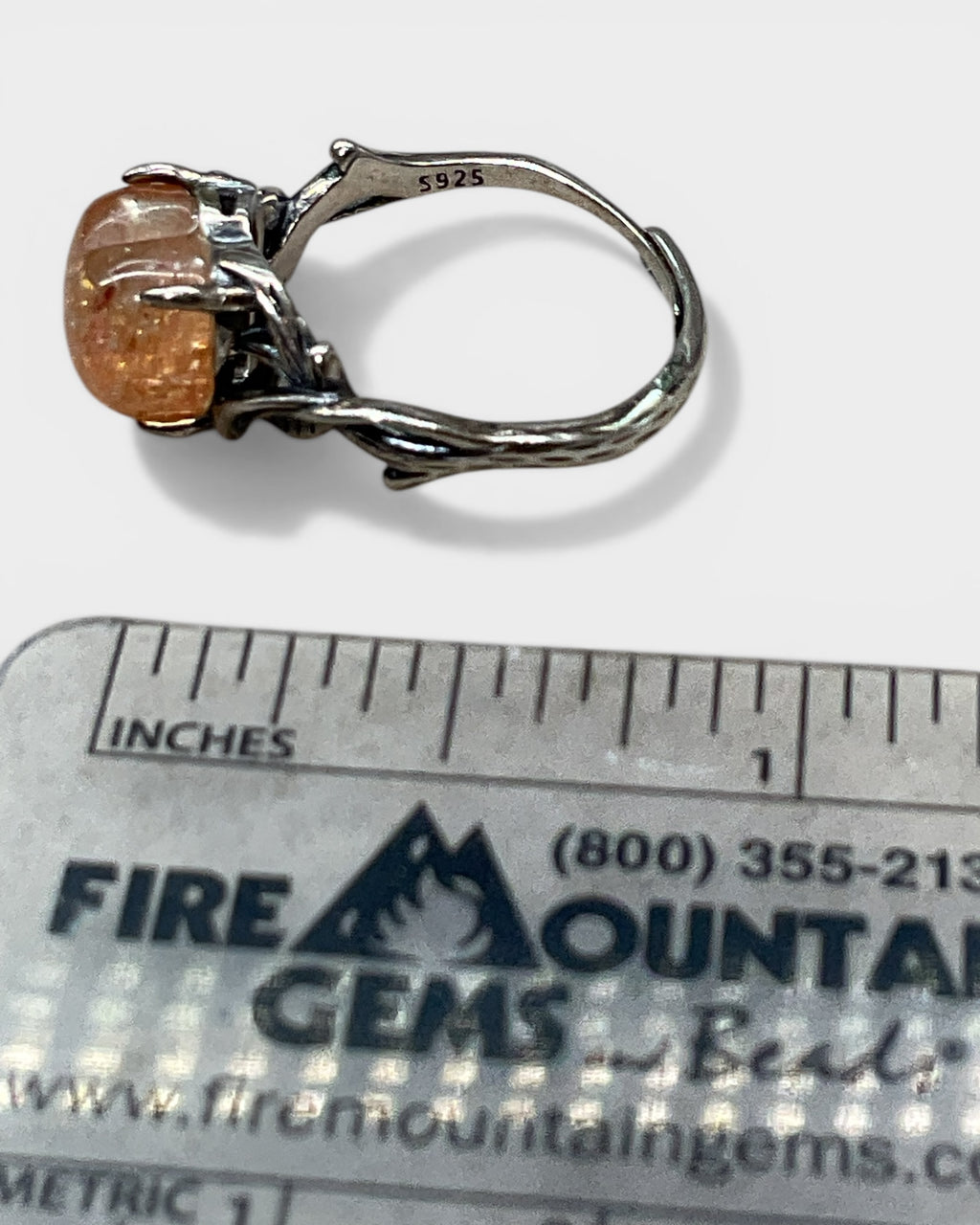 Oregon Sunstone Ring - Estate Sale (Great Condition)