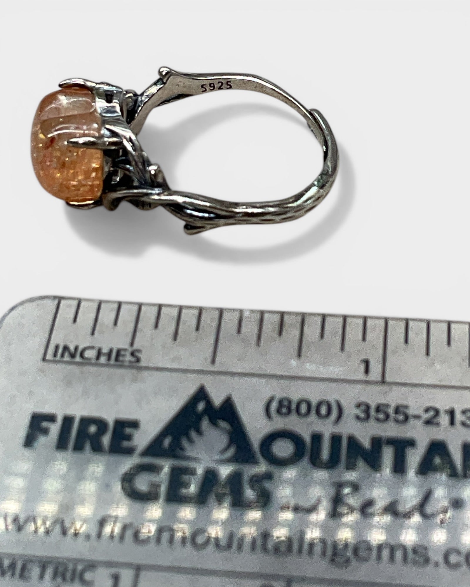 Oregon Sunstone Ring - Estate Sale (Great Condition)