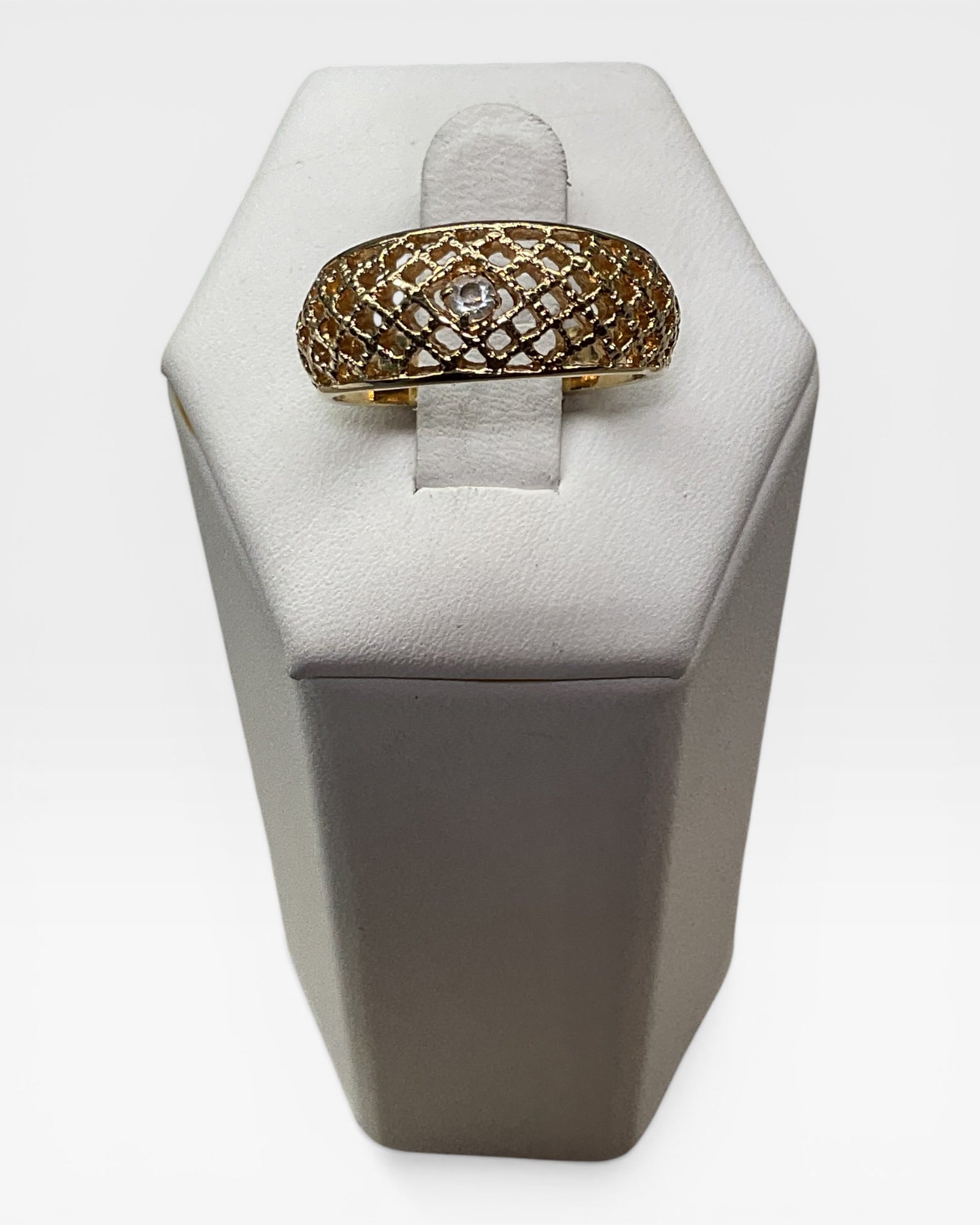 Vintage Avon mesh Filigree Design Ring - Estate Sale (Great Condition)