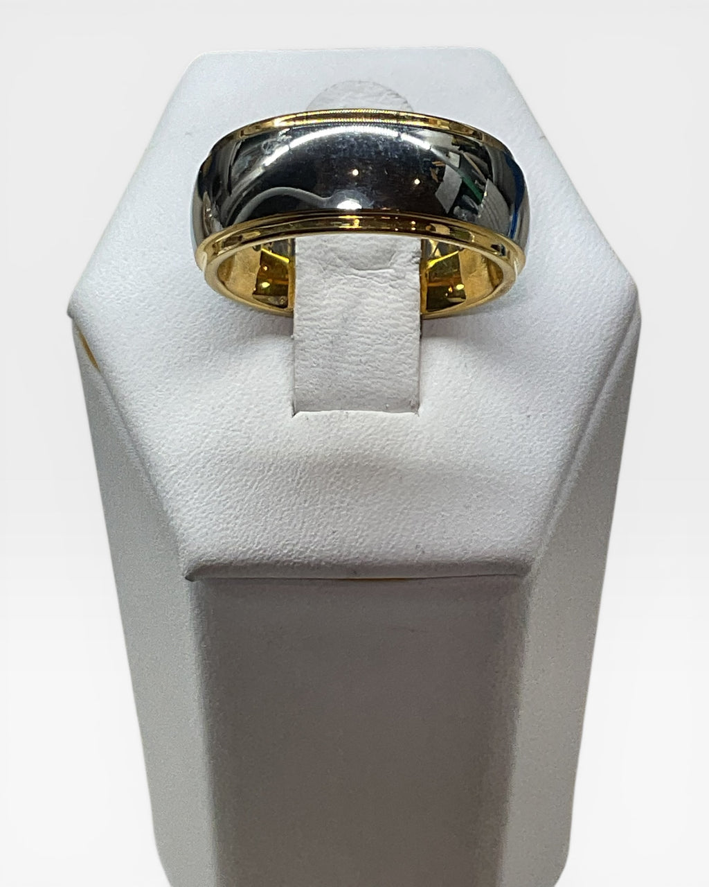 Two Tone Tungsten Carbide Ring - Estate Sale (Great Condition)