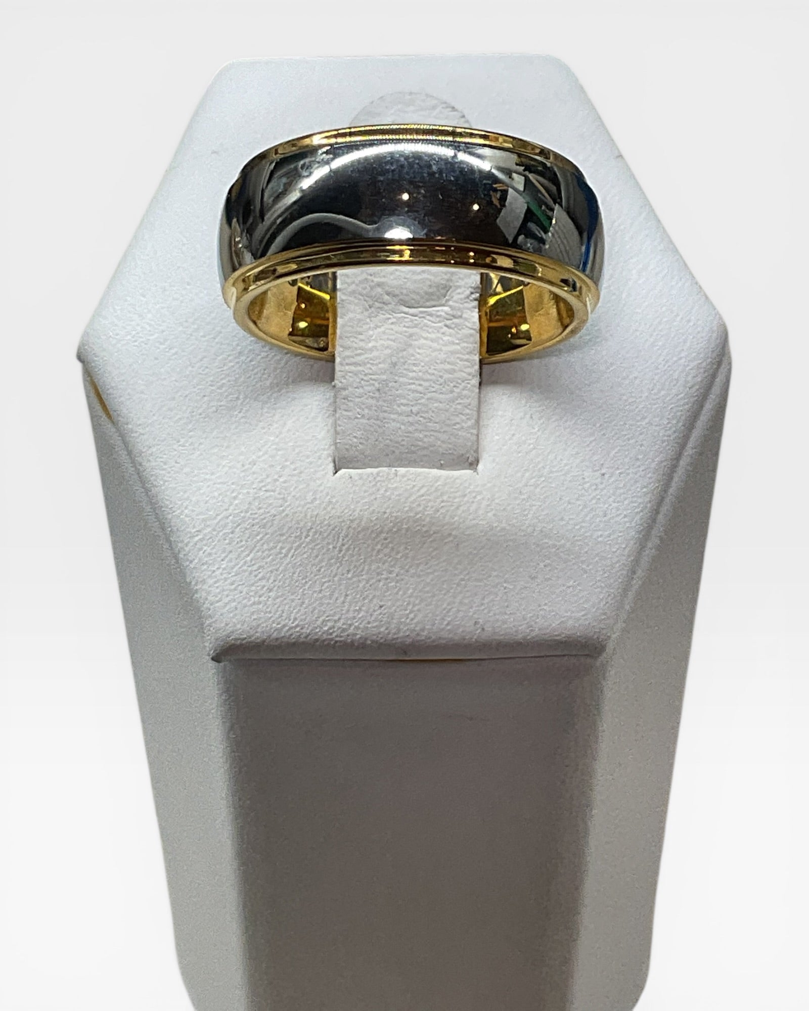 Two Tone Tungsten Carbide Ring - Estate Sale (Great Condition)