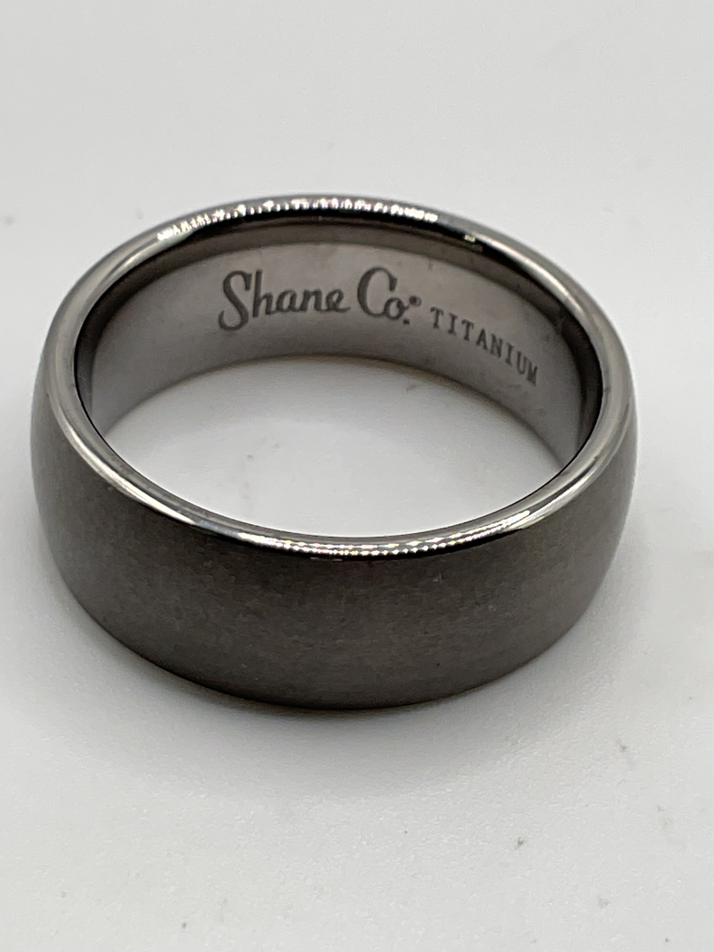 Shane Co 8mm Titanium Wedding Band – Comfort Fit – Durable & Lightweight - Estate Sale (Great Condition)