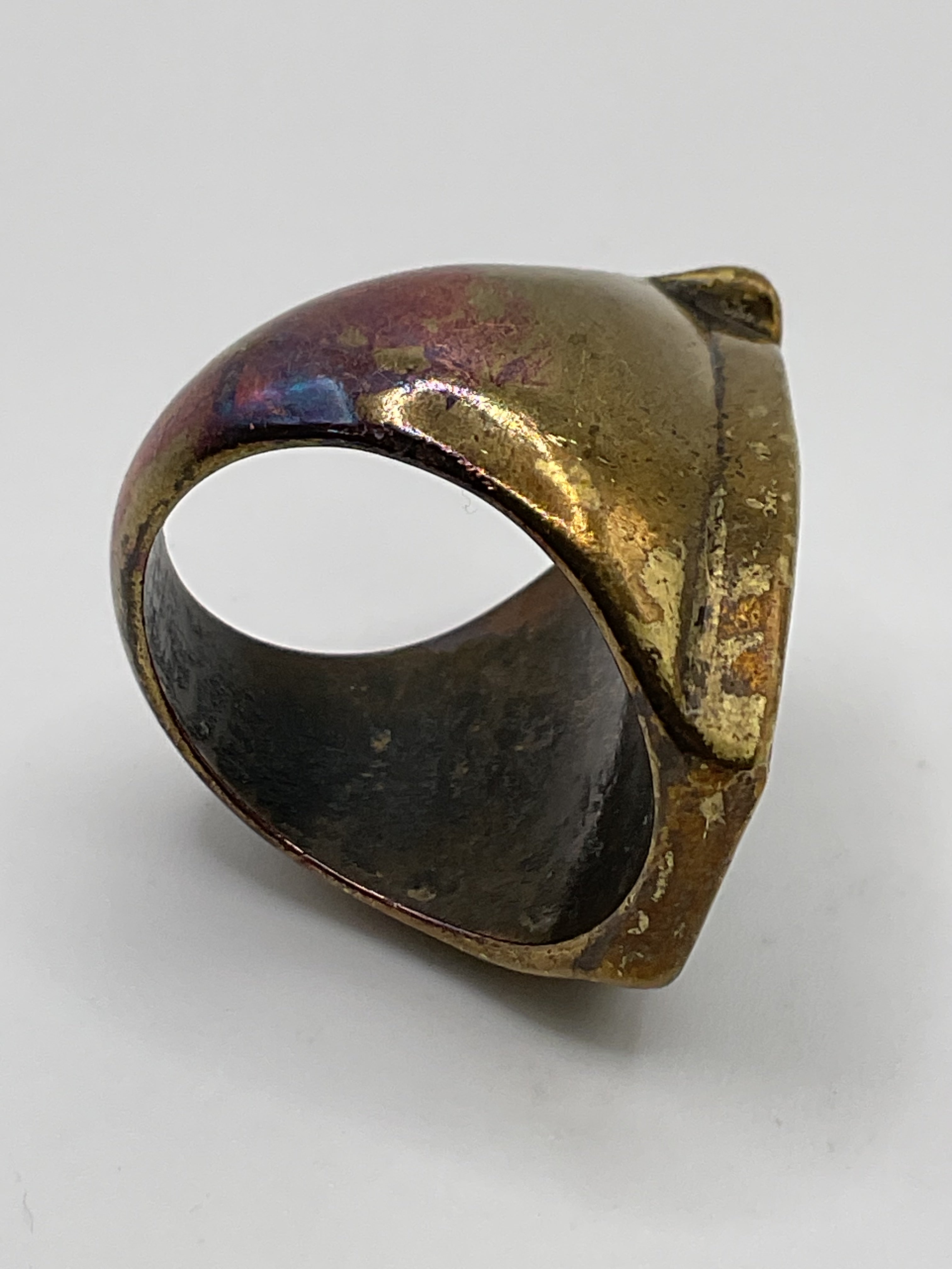 Collectible and Vintage Owl Turquoise & Brass Ring - Estate Sale (Great Condition) (Copy)