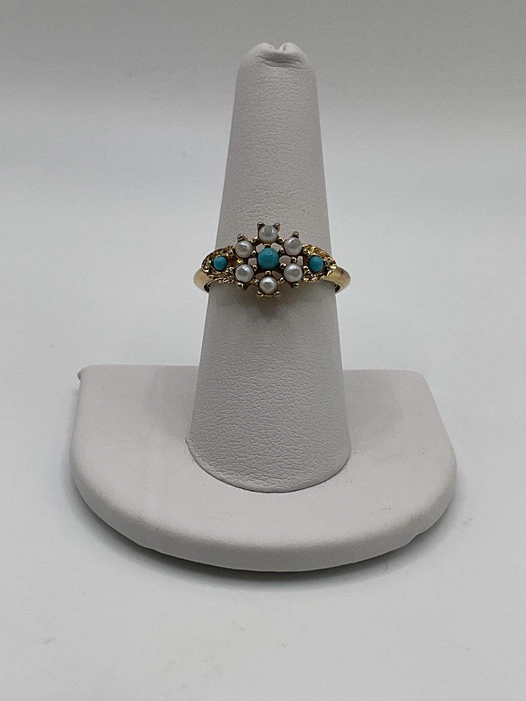Vintage Avon with Faux Turquoise & Simulated Pearl - Estate Sale (Great Condition)