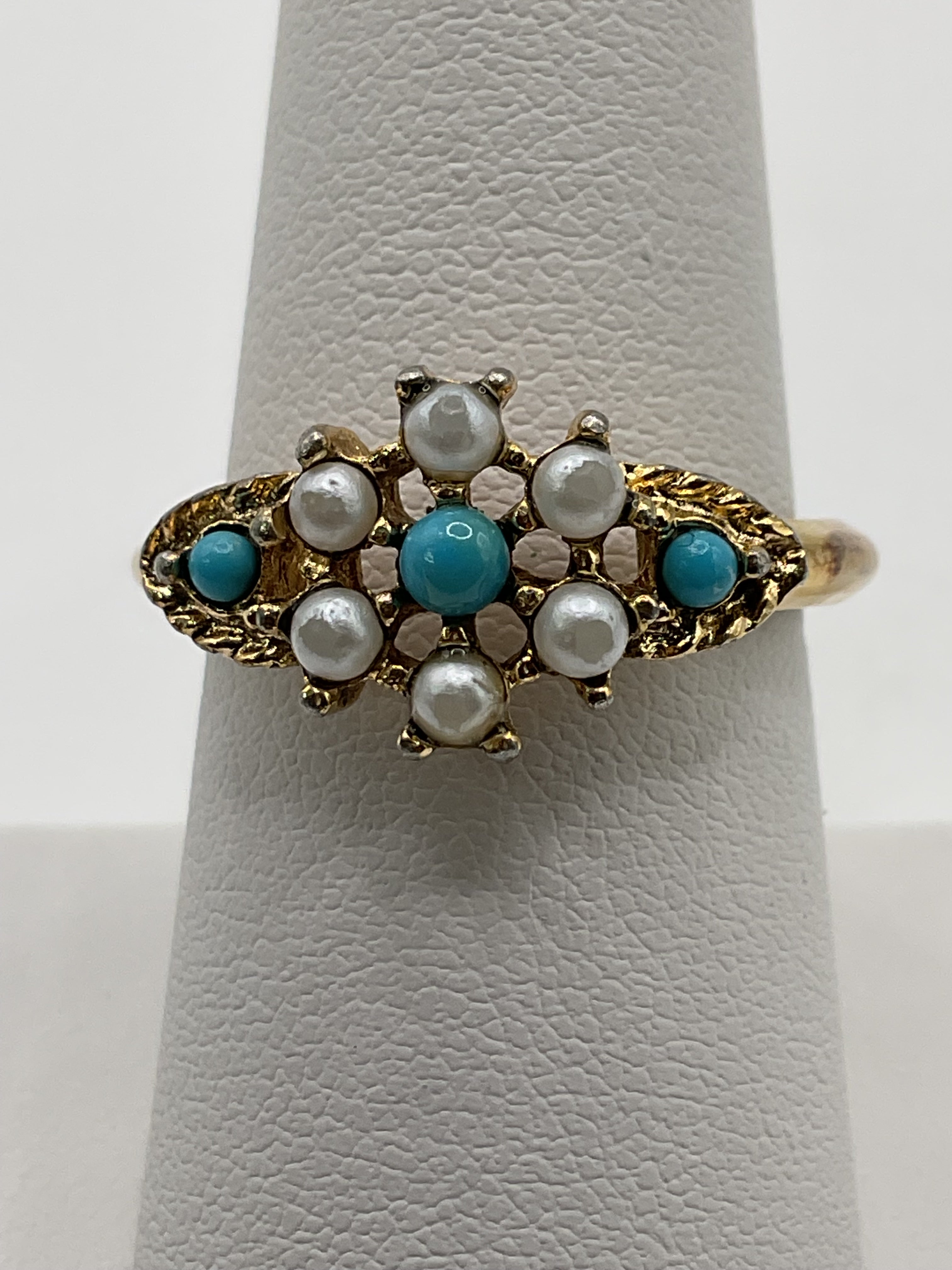 Vintage Avon with Faux Turquoise & Simulated Pearl - Estate Sale (Great Condition)