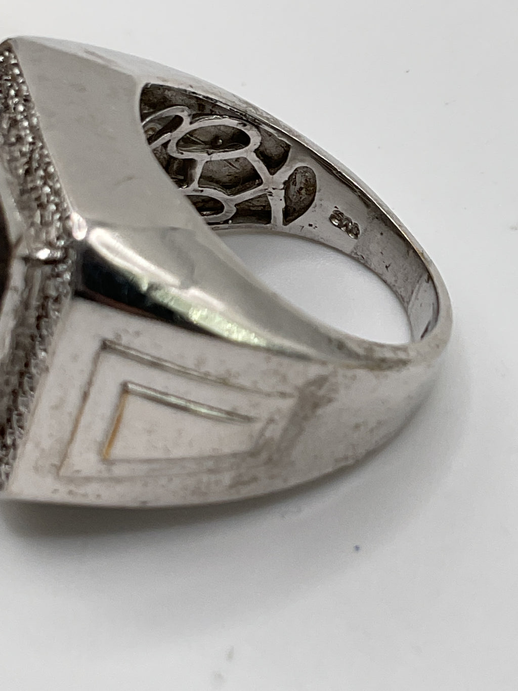 Unisex Smoky Topaz Ring - Estate Sale (Great Condition)