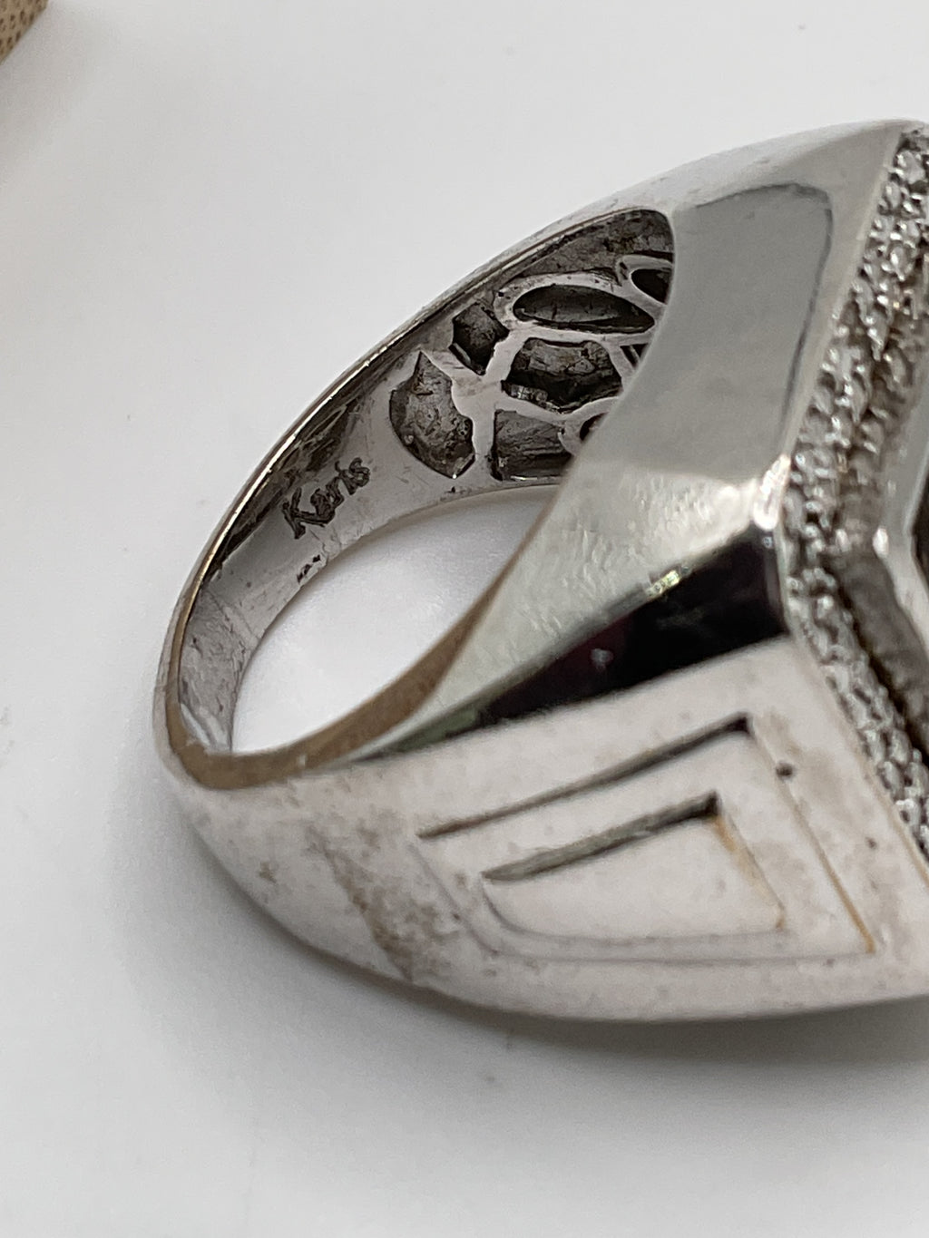 Unisex Smoky Topaz Ring - Estate Sale (Great Condition)