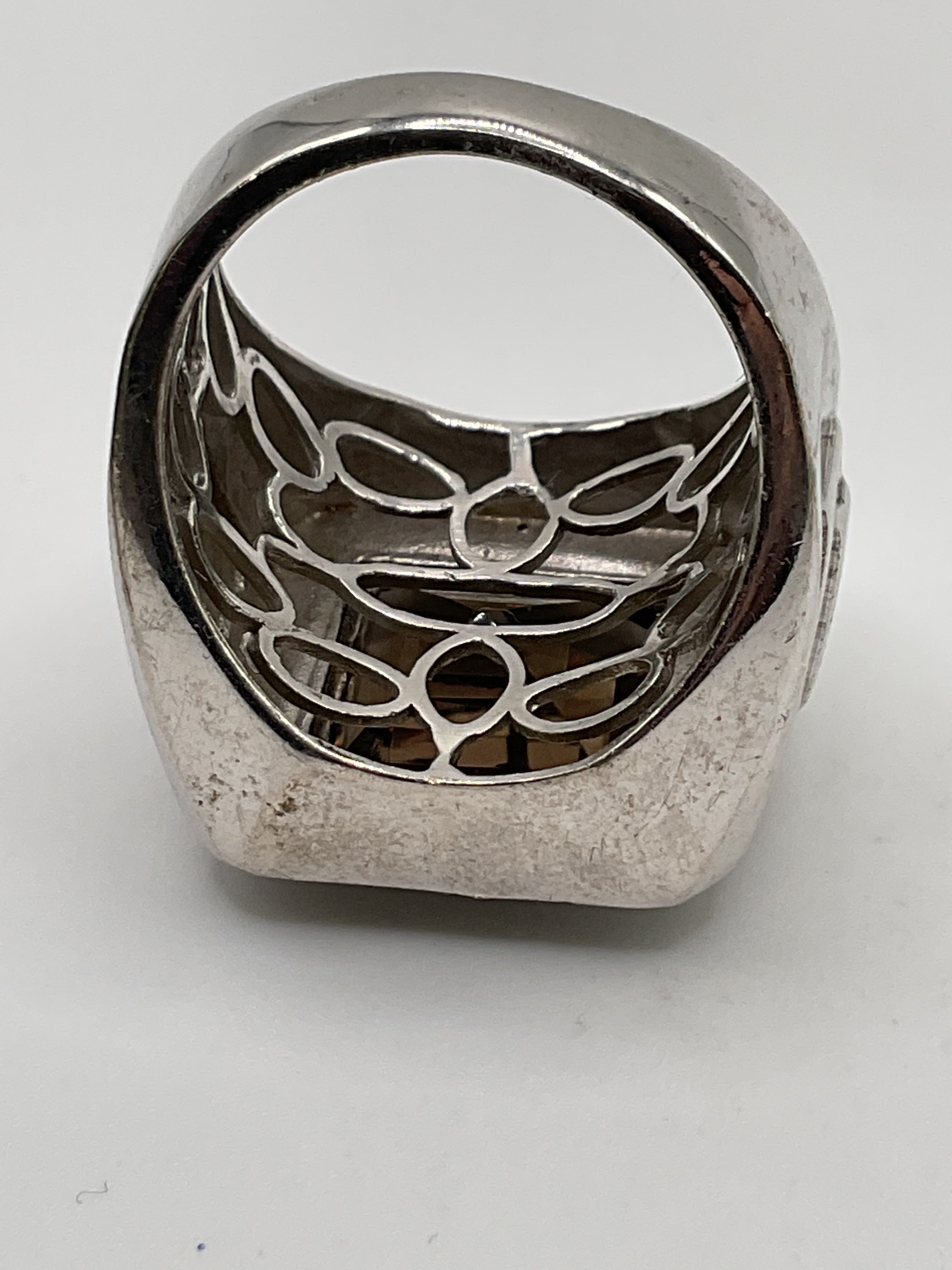 Unisex Smoky Topaz Ring - Estate Sale (Great Condition)