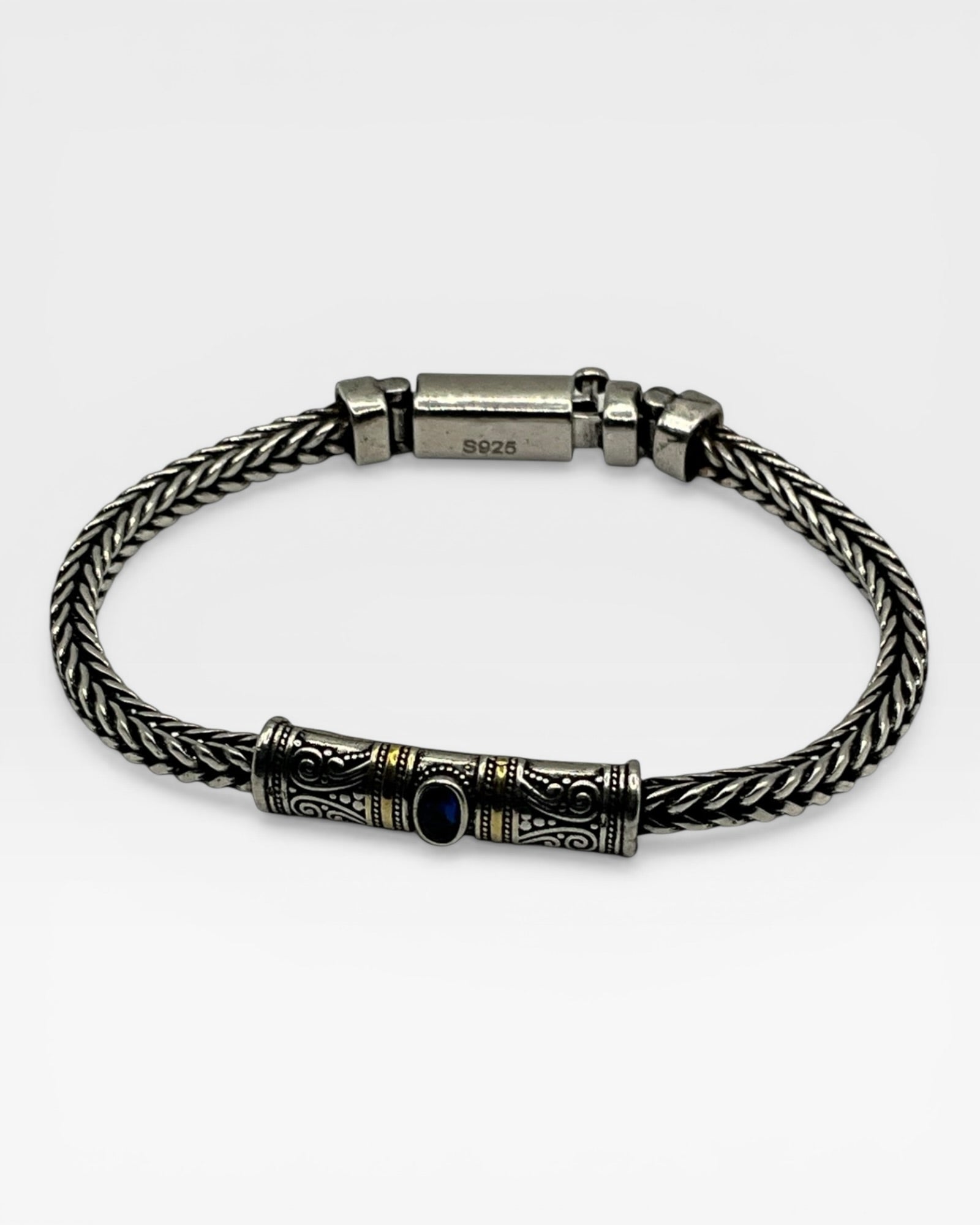 Sterling Silver Hand Woven Unisex Bracelet