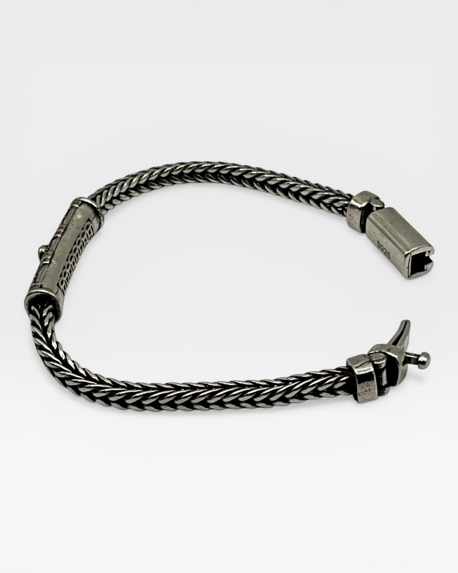 Sterling Silver Hand Woven Unisex Bracelet