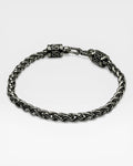 Sterling Silver Wheat Link Unisex Bracelet