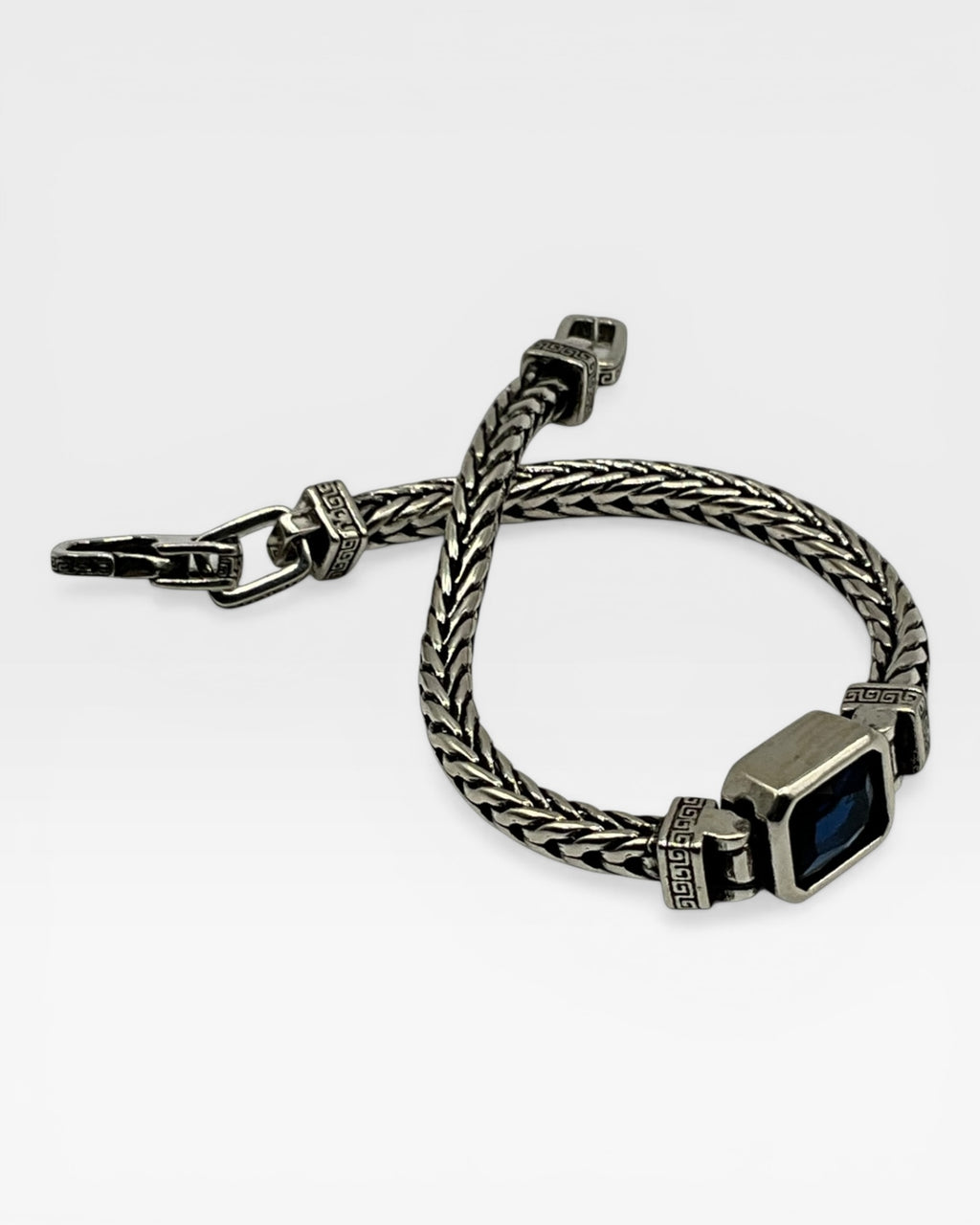 Sterling Silver Hand Woven Unisex Bracelet