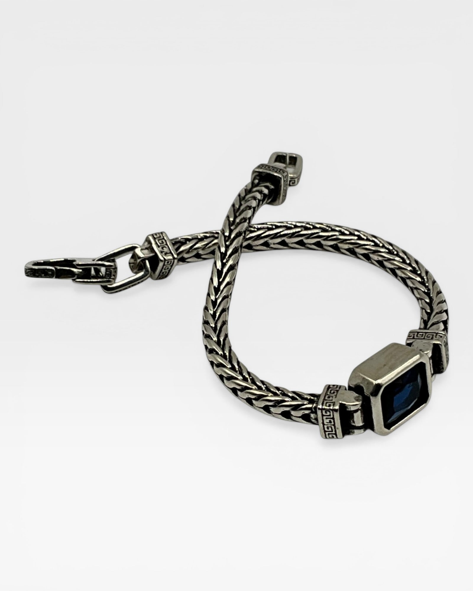 Sterling Silver Hand Woven Unisex Bracelet