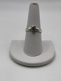 Sterling Silver Solitaire CZ Ring | 925 Classic Engagement Style Ring - Estate Sale (Great Condition)